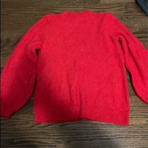 Lucky Brand Red Sweater